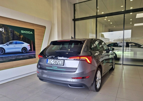 Skoda Scala cena 102000 przebieg: 12400, rok produkcji 2023 z Częstochowa małe 137